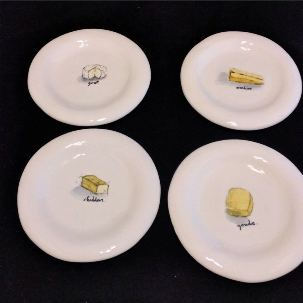 RAE DUNN CHEESE PLATE SET